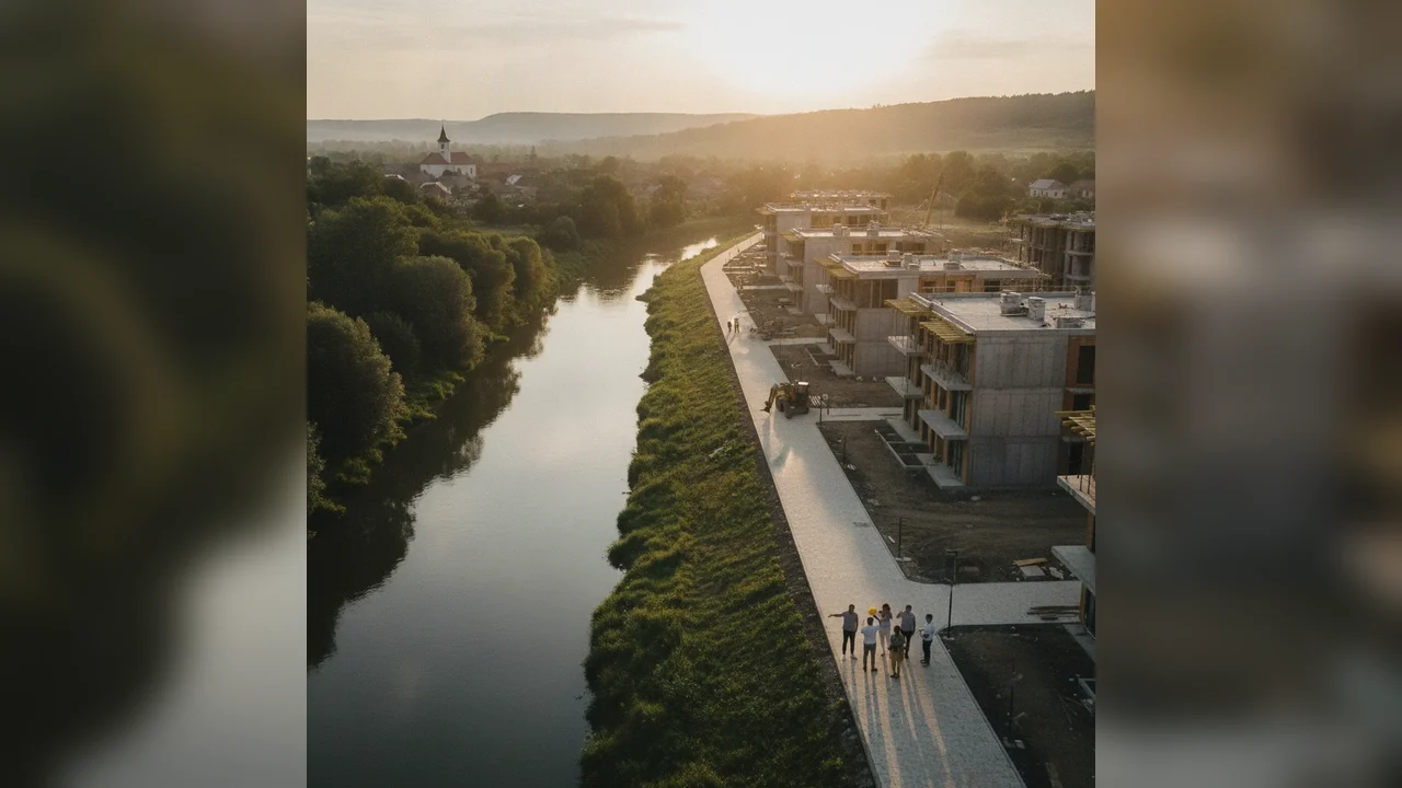 70 de apartamente noi și parc în Sâncraiu de Mureș