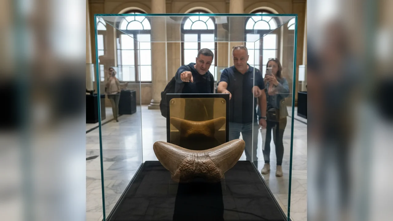 Cel Mai Mare Dinte de Megalodon Expus la Muzeul Județean Mureș