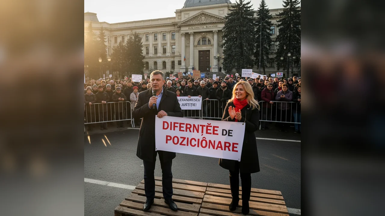 diferențe de poziționare evidente