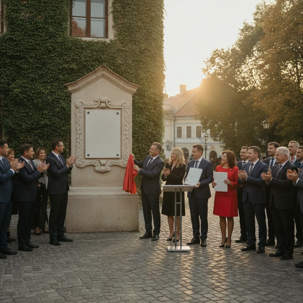 Familia Benedek, omagiată la Târgu Mureș printr-o placă memorială și un volum