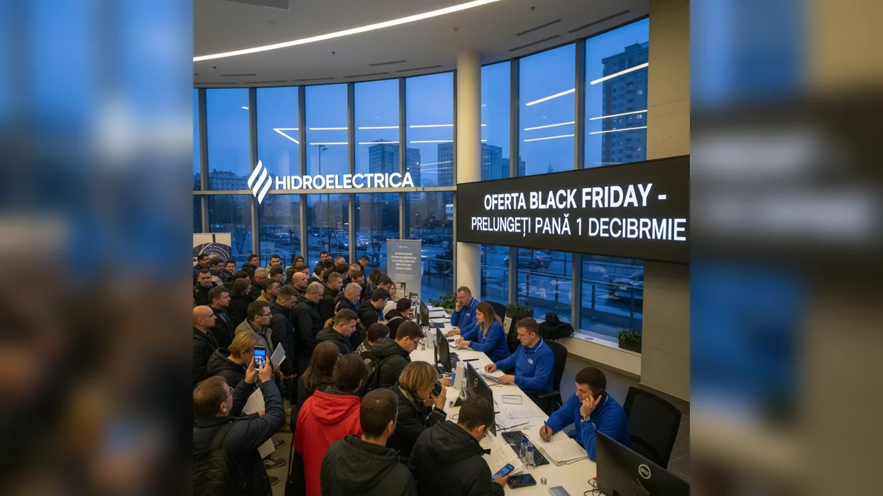 Hidroelectrica prelungește campania de Black Friday până pe 1 Decembrie din cauza cererilor numeroase