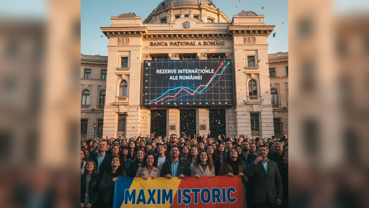 Rezervele valutare ale României au atins un nivel record istoric