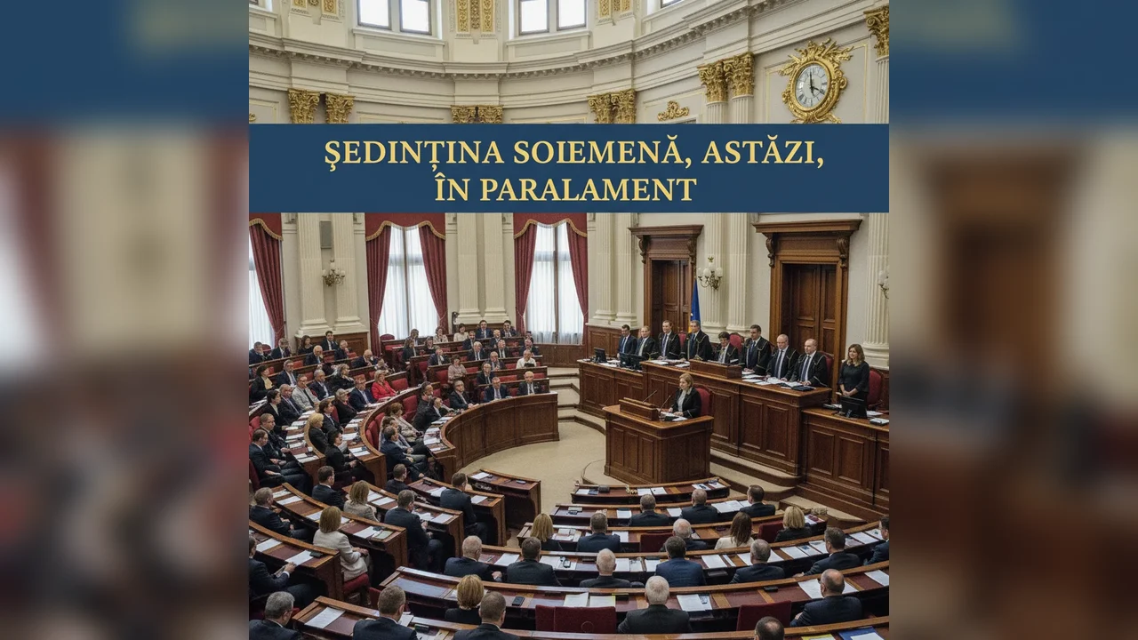 Ședință solemnă importantă, astăzi, în Parlamentul României