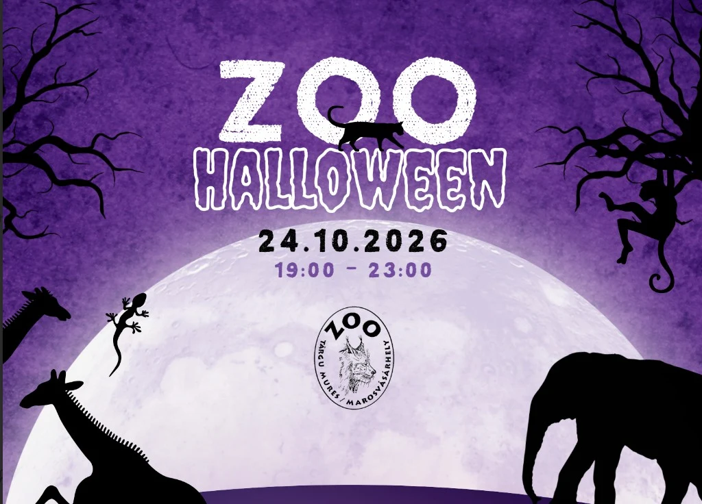 Grădina Zoologică din Târgu Mureș organizează Zoo Halloween pe 24 octombrie, de la 19:00